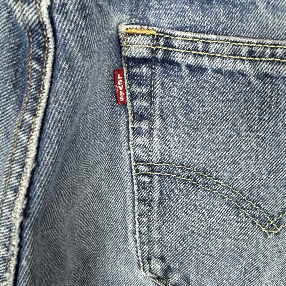 Vintage 90s Levis 517 Faded Stone Wash Boot Cut Distressed Jeans 34x34 Read
